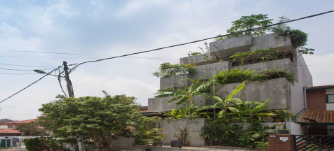 Ngôi nhà phủ cây xanh mướt độc đáo ở Malaysia